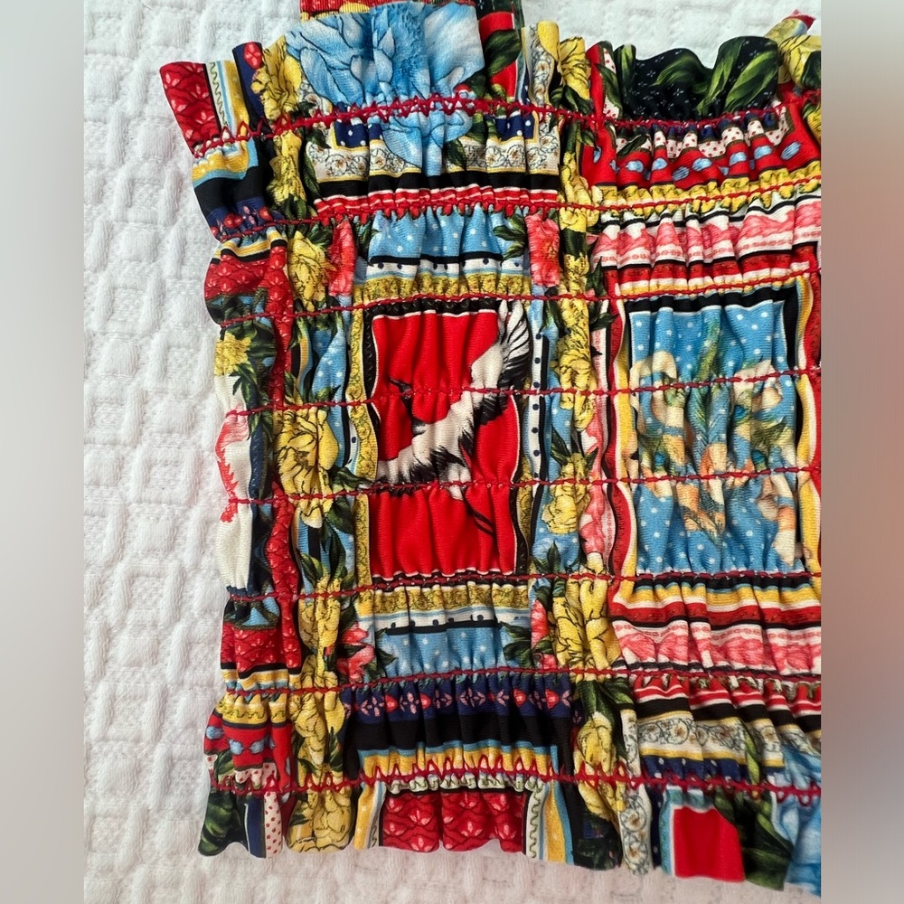 Agua Bendita Ava Voila Swim Top For Kids Size 2 - Picture 3 of 12